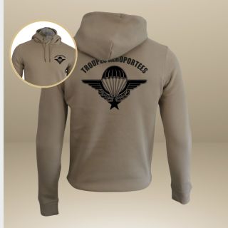 Sweat-shirt 350g Troupes aéroportées Wet sand