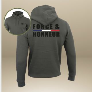 Sweat-shirt 350g Force & HonneurOrganic Kakhi