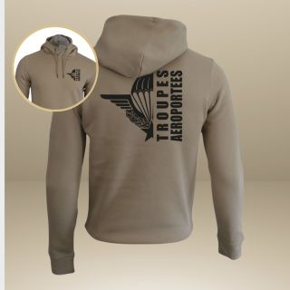 Sweat-shirt 350g Troupes aéroportées DesignWet sand