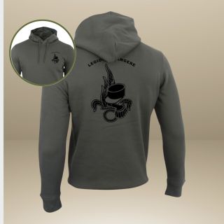 Sweat-shirt 350g Légion Etrangère Organic kakhi