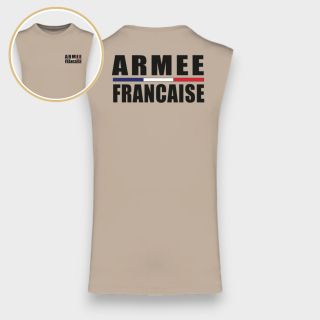 T-shirt sans manche Armée Française Light sand