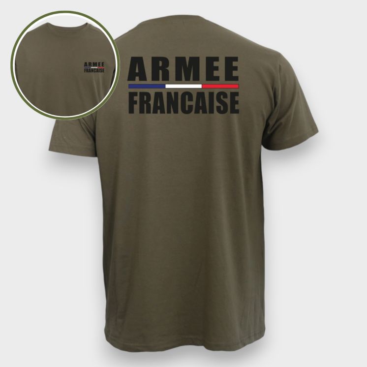 T-shirt Armée Française Kaki