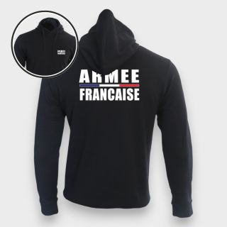 Sweat-shirt Armée Française Noir