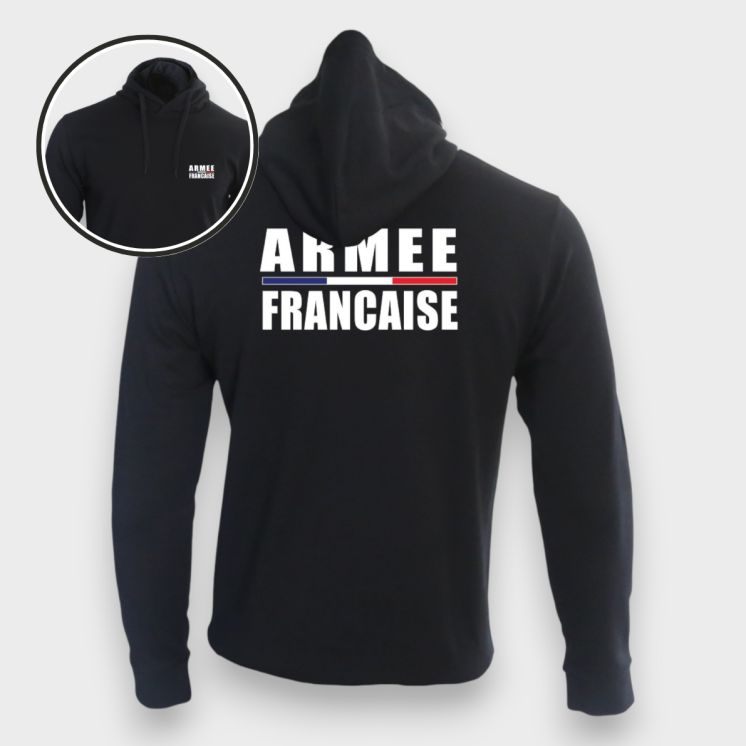 Sweat-shirt Armée Française Noir