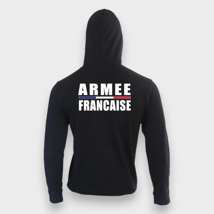 Sweat-shirt Armée Française Noir