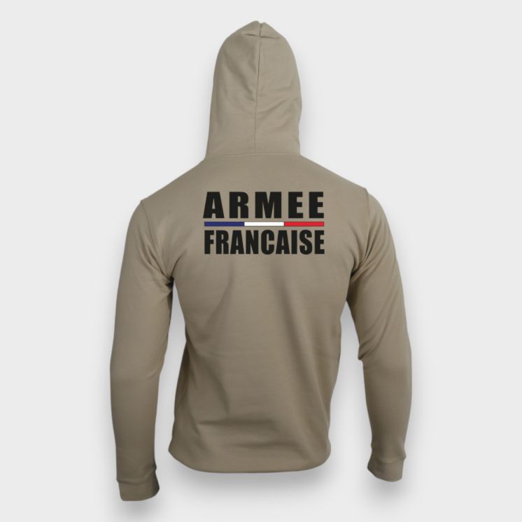 Sweat-shirt Armée Française Light Sand