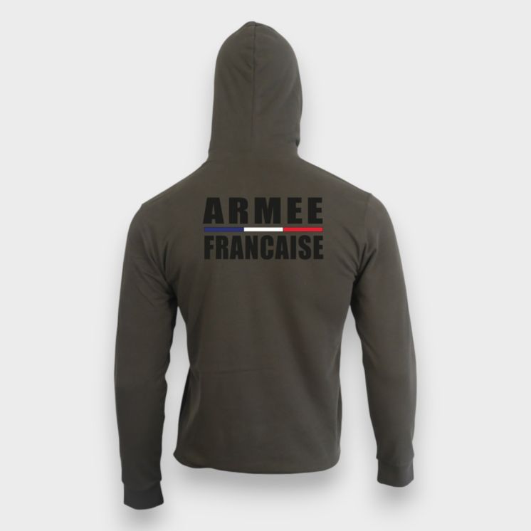 Sweat-shirt Armée Française Kaki