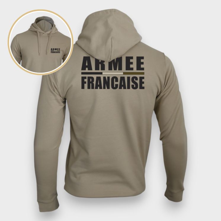 Sweat-shirt Armée Française BR Light Sand