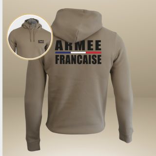 Sweat-shirt 350g Armée Française Wet Sand