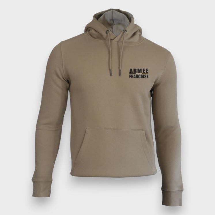 Sweat-shirt 350g Armée Française BR Wet Sand