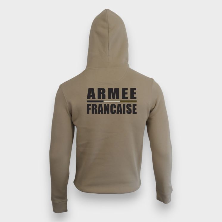 Sweat-shirt 350g Armée Française BR Wet Sand
