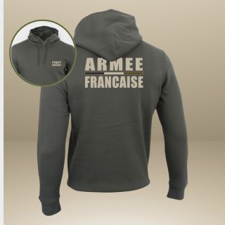 Sweat-shirt 350g Armée Française BR Organic Kakhi